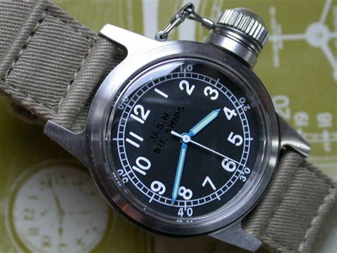 US Navy Bu. Ships Canteen Watch ⋆ Windy City Watch Collector